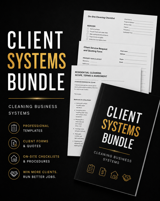 The OG Cleaning Business Client Systems